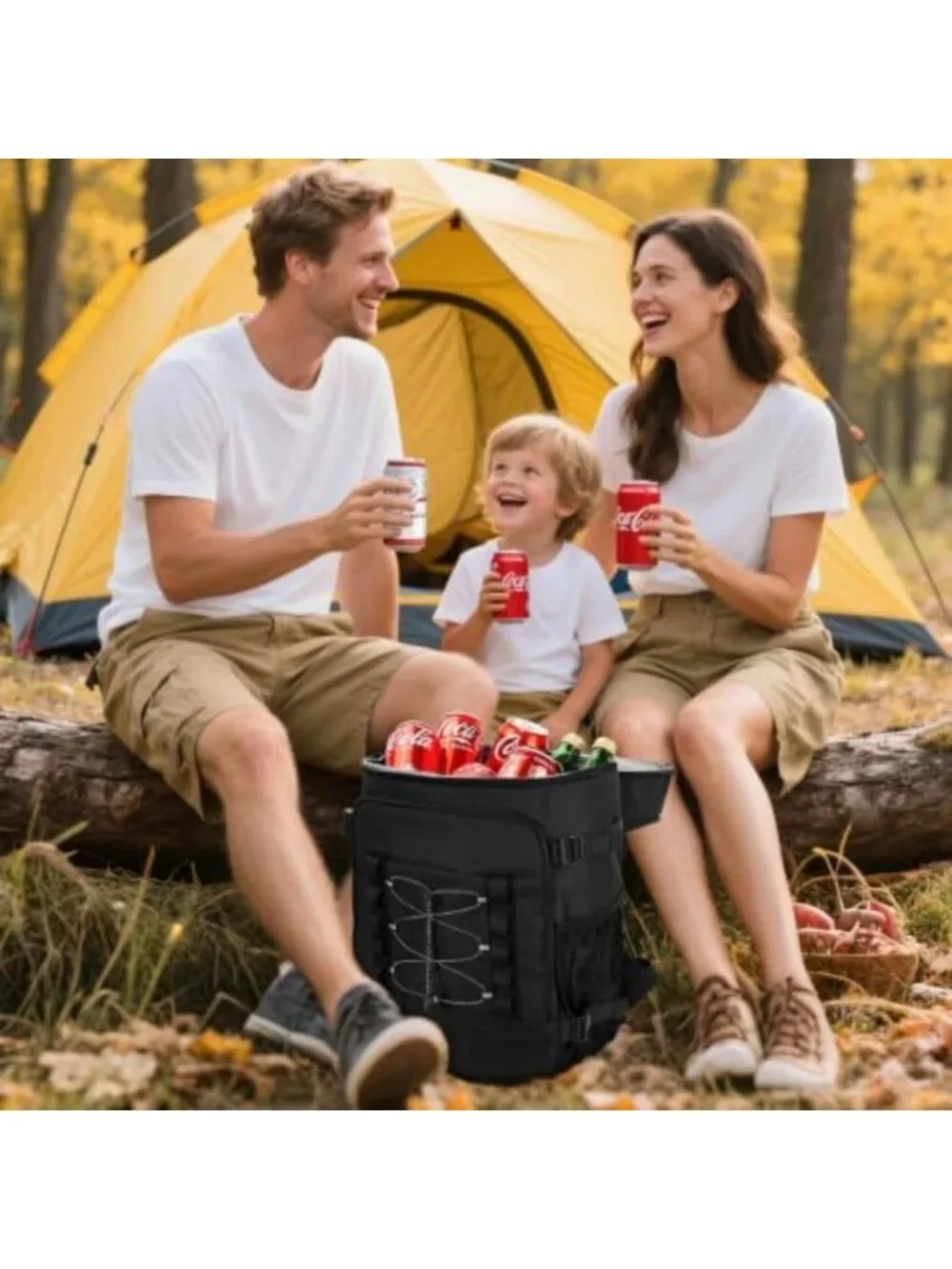 Insulated Cooler Backpack for 40 Cans - Perfect for Men & Women, Outdoor Fun